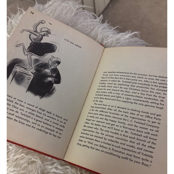 The Office Party Book Corey Ford Ill Whitney Darrow Jr. Vintage 1951 Hardcover - Picture 6 of 12